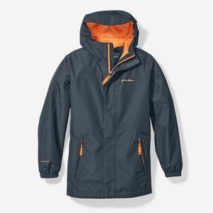NWT Eddie Bauer boys Rainfoil Jacket Sz medium